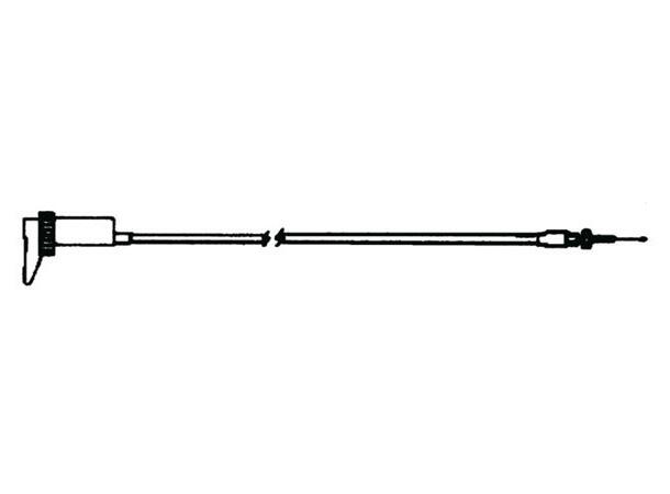 Chokewire Enkel 62cm For Mikuni enkeltforgassere
